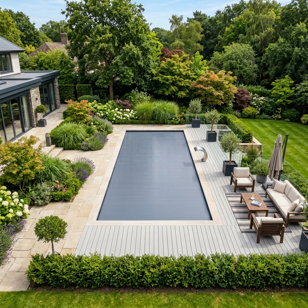 Pool with Autocover